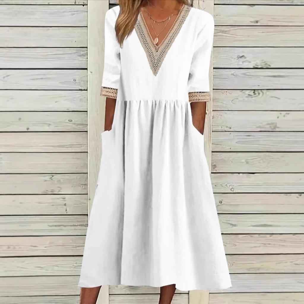 LIVIA | VESTIDO MIDI DE RENDAS