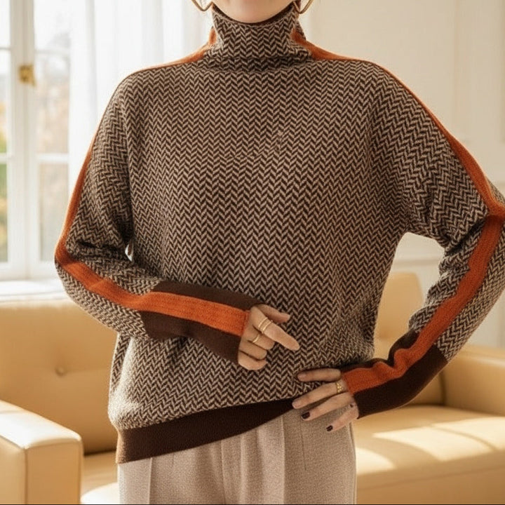 Eleanor | Gola Alta Herringbone Luxe