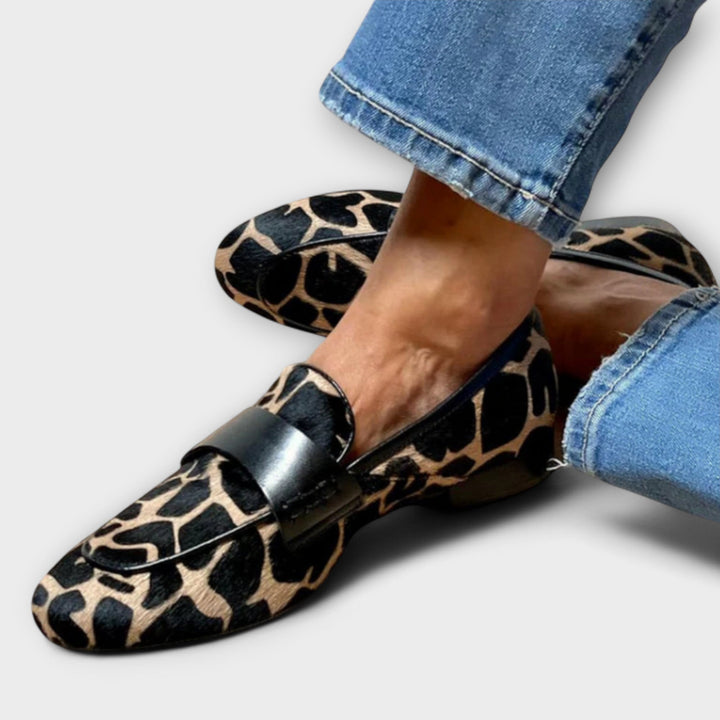 Léonie™ | Mocasins de Leopardo