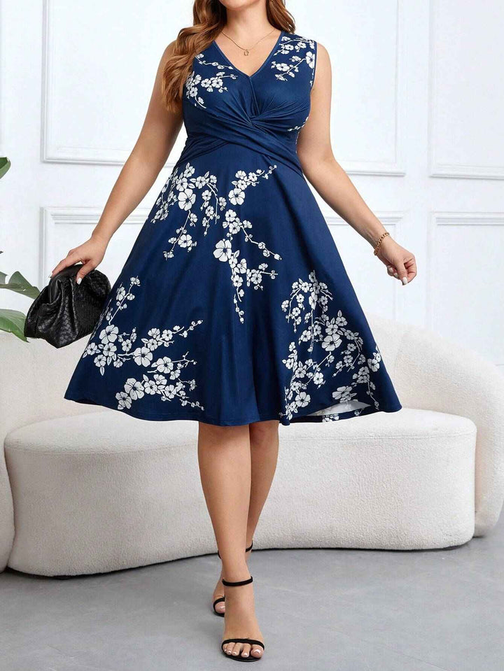 Danica - Vestido Floral com Estilo Envolvente