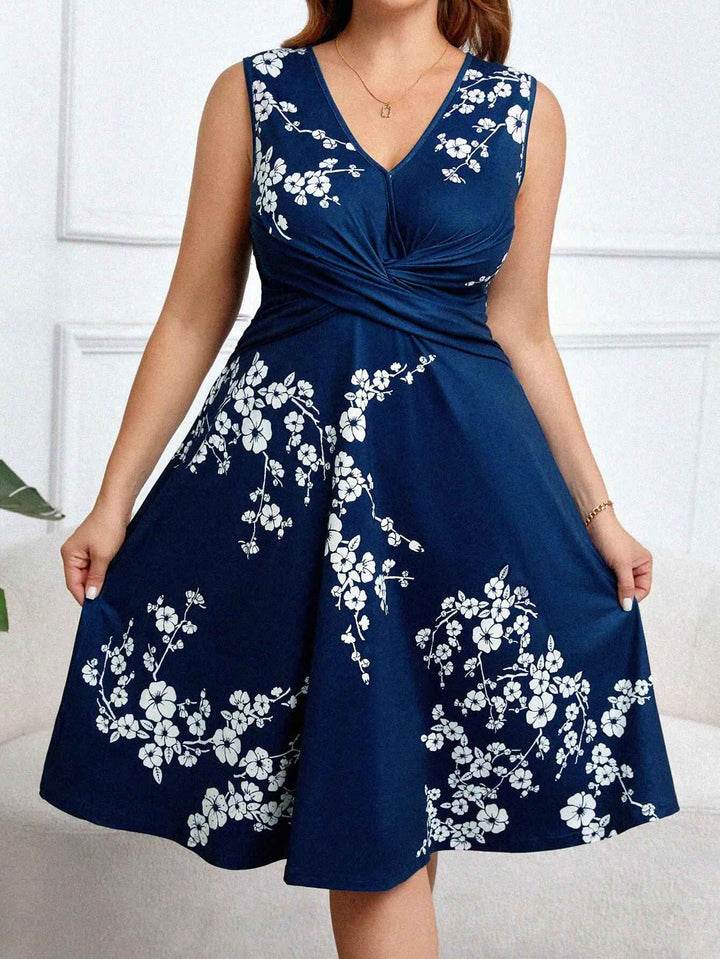 Danica - Vestido Floral com Estilo Envolvente