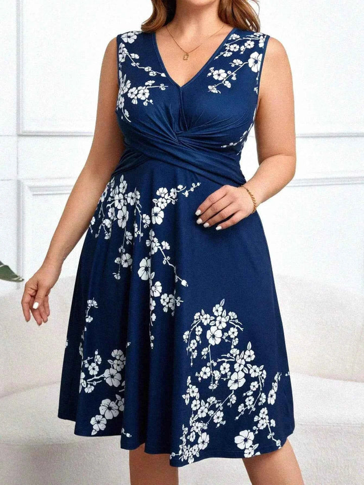 Danica - Vestido Floral com Estilo Envolvente