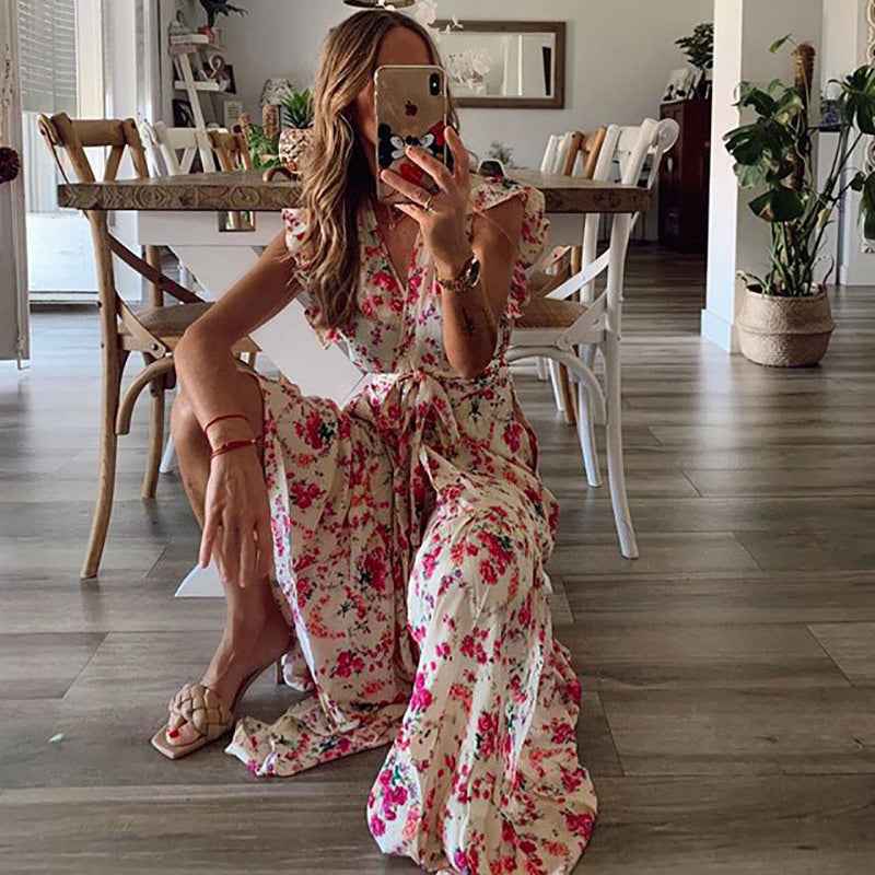Shera - Maxi Vestido de Flores
