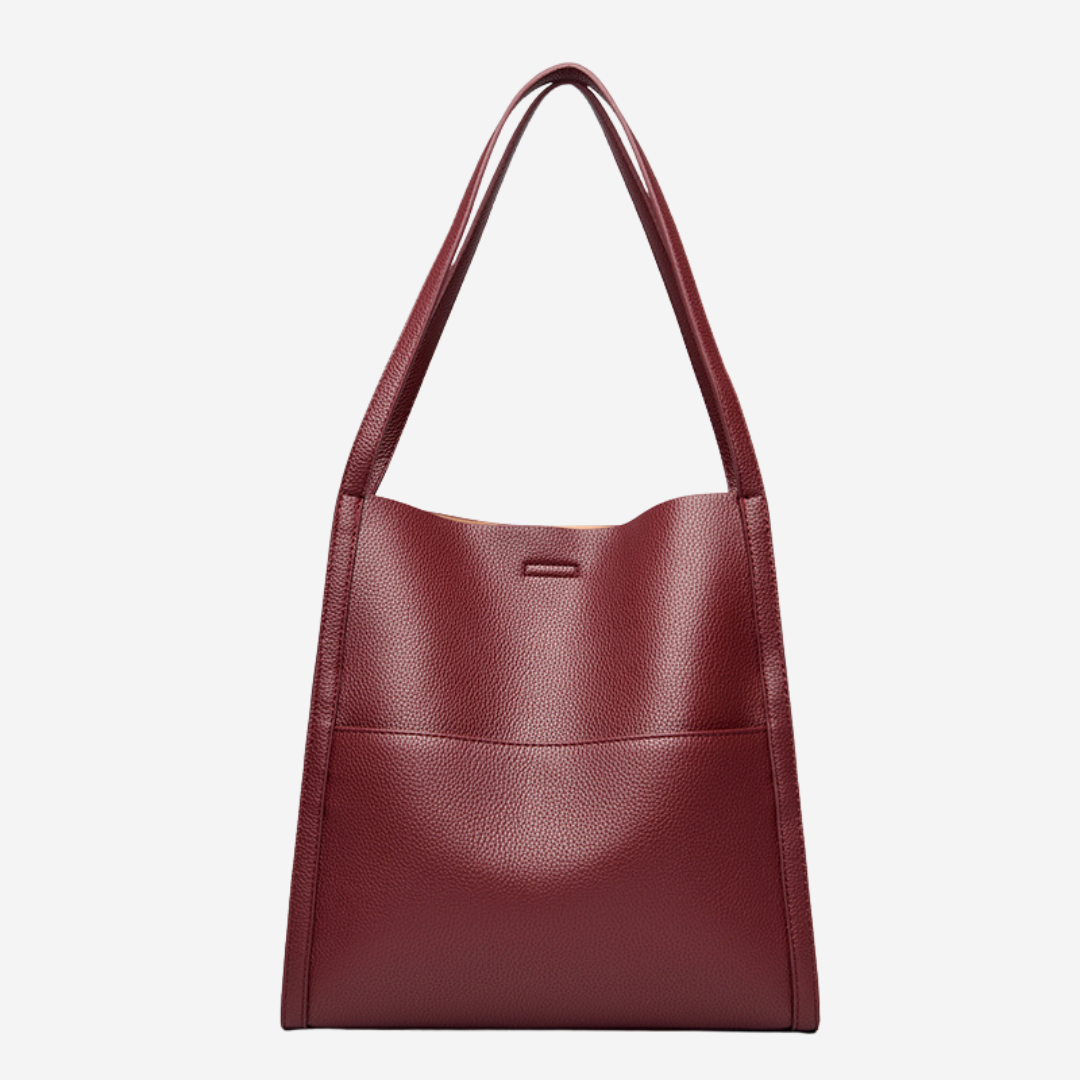 Elena™ | Elegante mala de ombro em pele