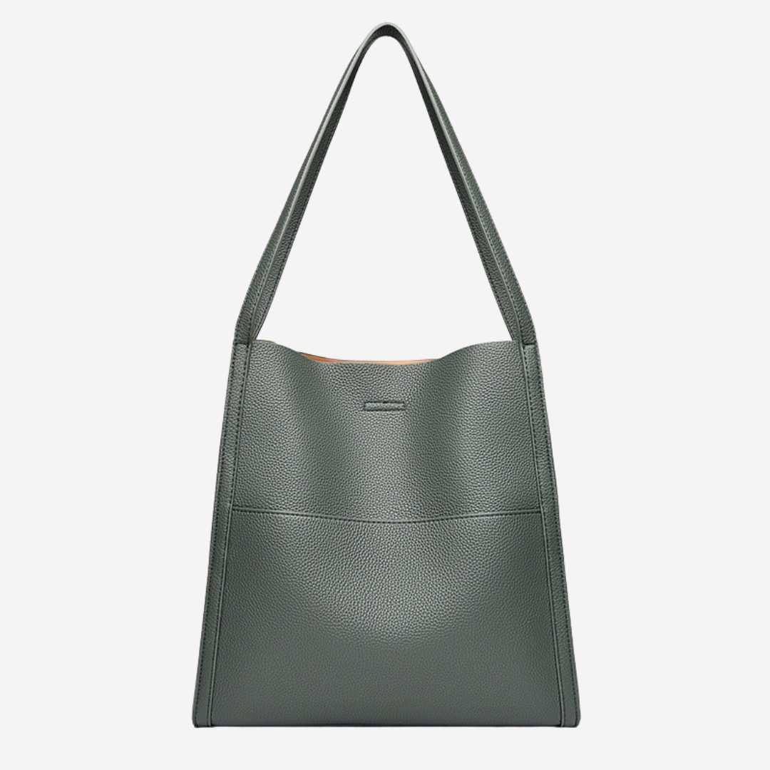 Elena™ | Elegante mala de ombro em pele