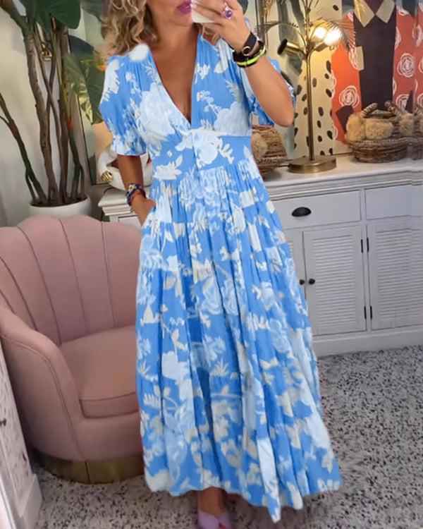 Floriana - Vestido de Flores Vibrante
