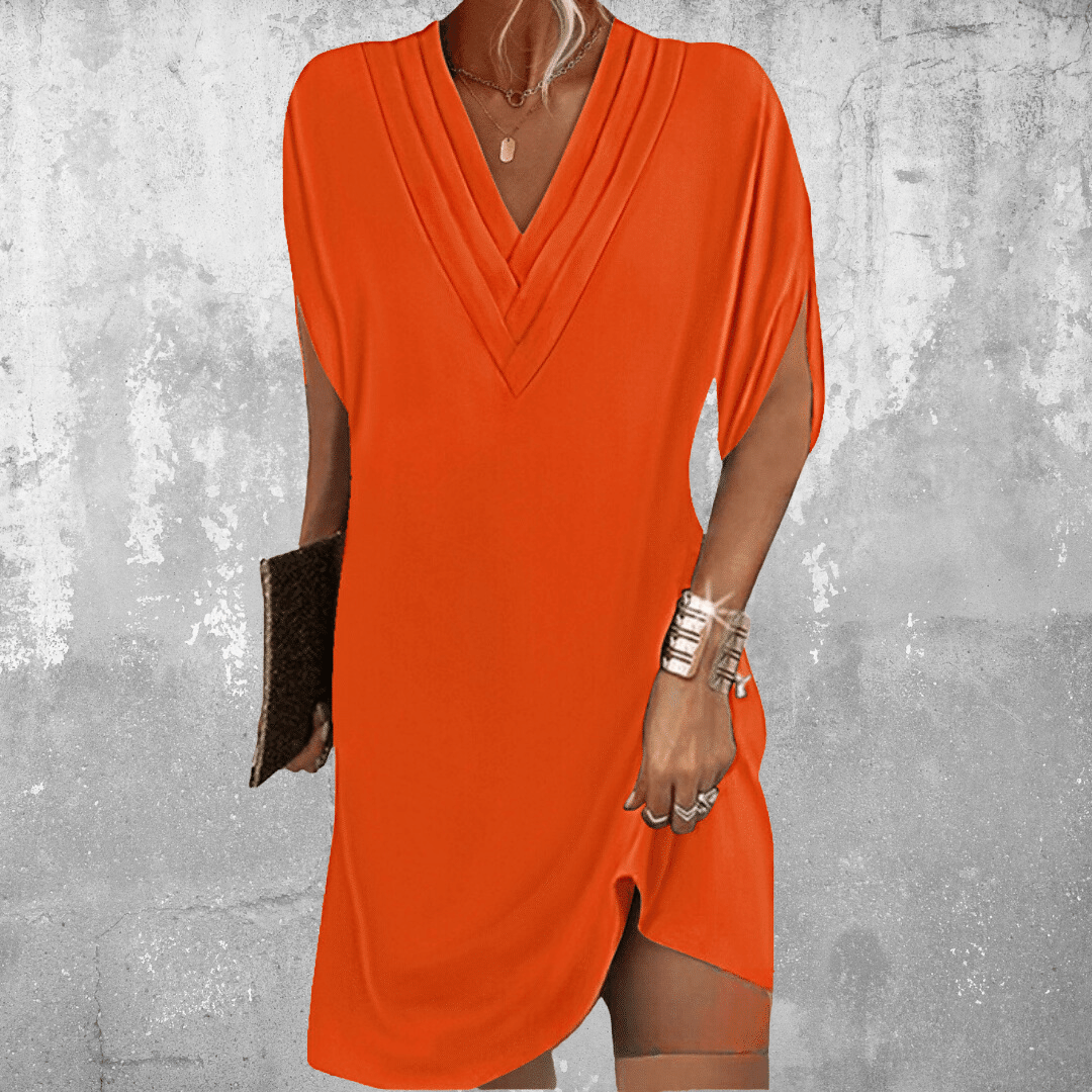 Minetta - Vestido Elegante com Barriga Coberta