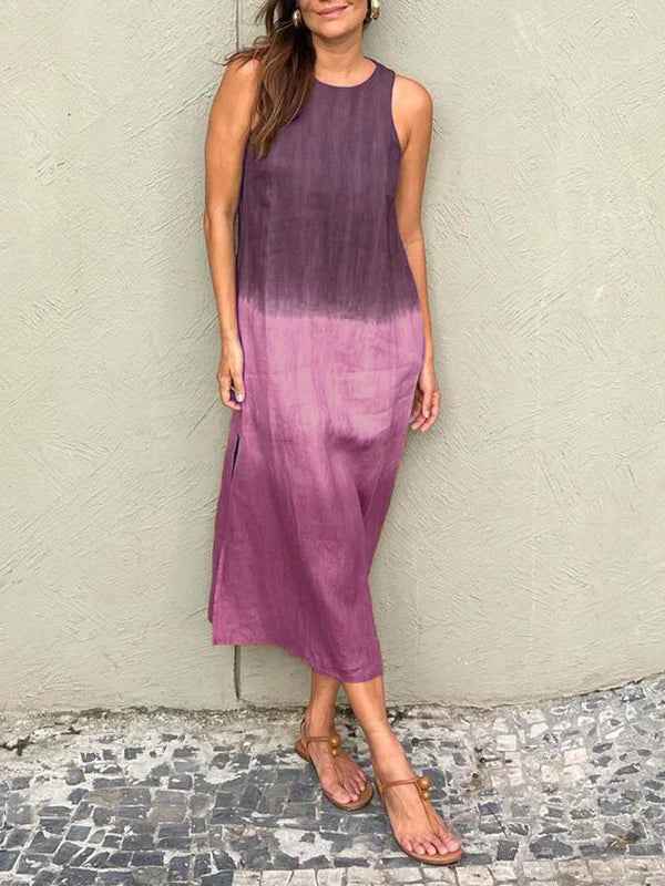 Heather - Vestido Casual em Degradê