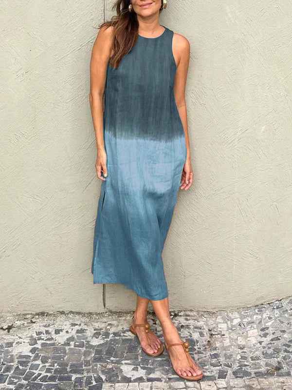 Heather - Vestido Casual em Degradê