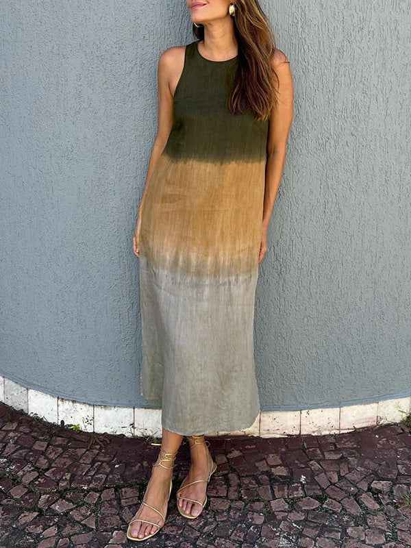 Heather - Vestido Casual em Degradê