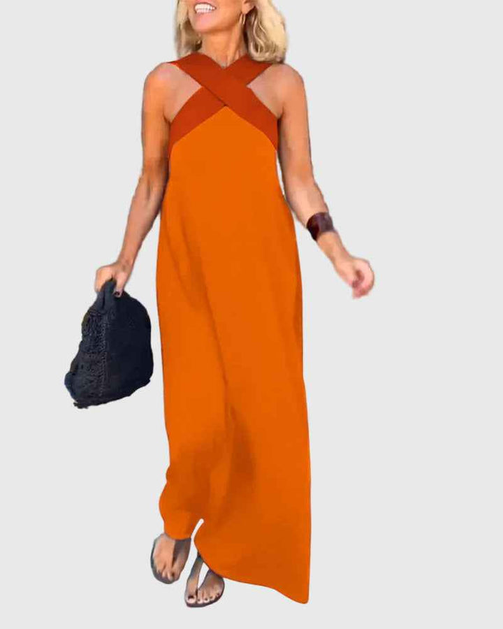 Elena | Elegante Maxi Vestido Fluido