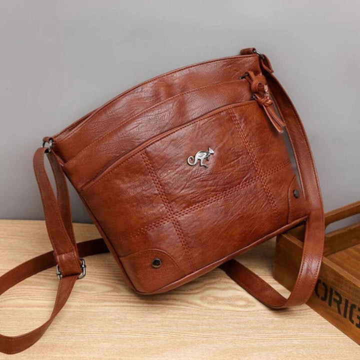 Catherine™ | Bolsa de Ombro de Couro