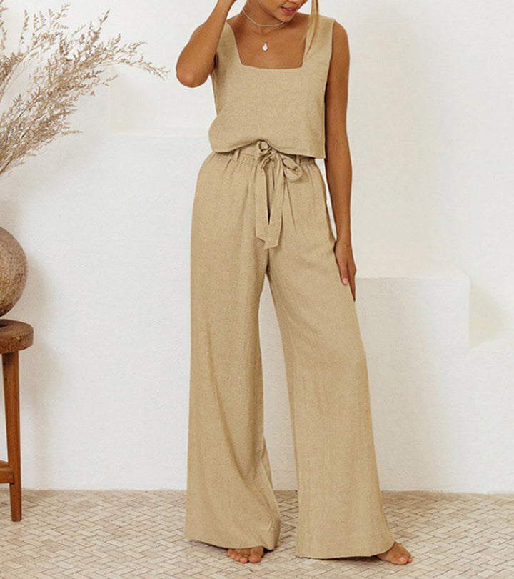 Megan - Top Minimalista e Calças Largas