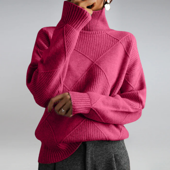 Lauren | Pullover de Luxe em Cashmere com Gola Alta