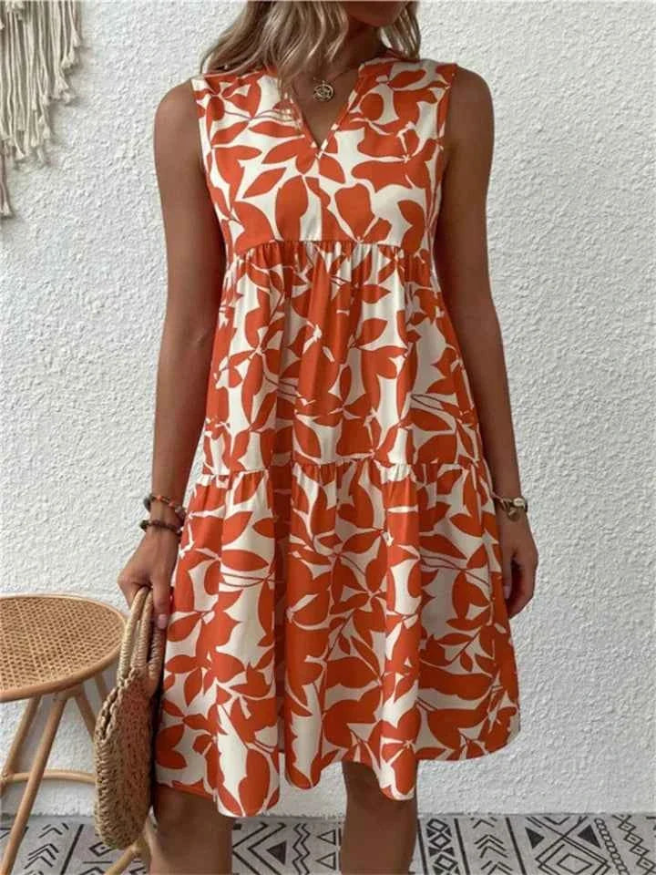 TASHA | VESTIDO MIDI FLUIDO EM FLOR
