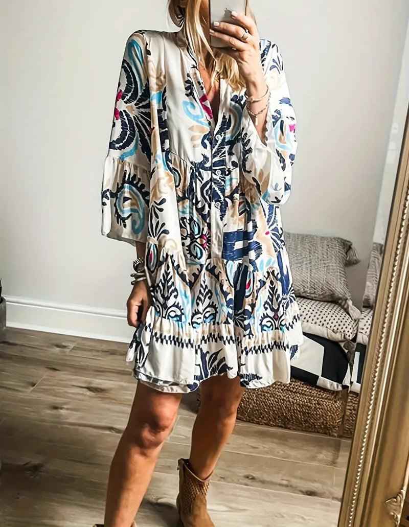 Veronique - Vestido Tunic Boémio