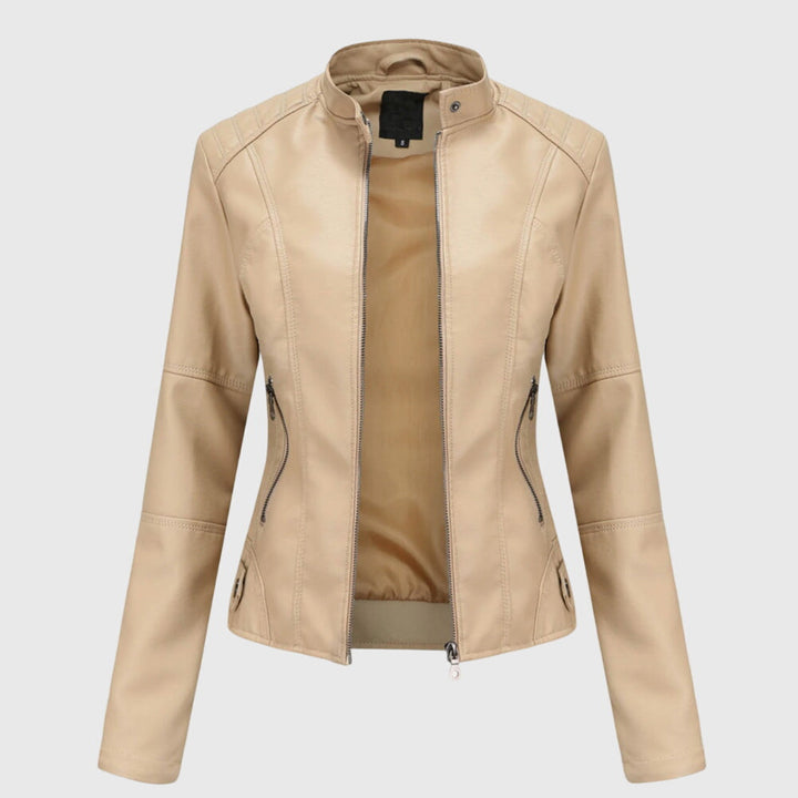 Giorgina™ - Elegante Casaco de Couro para Senhoras
