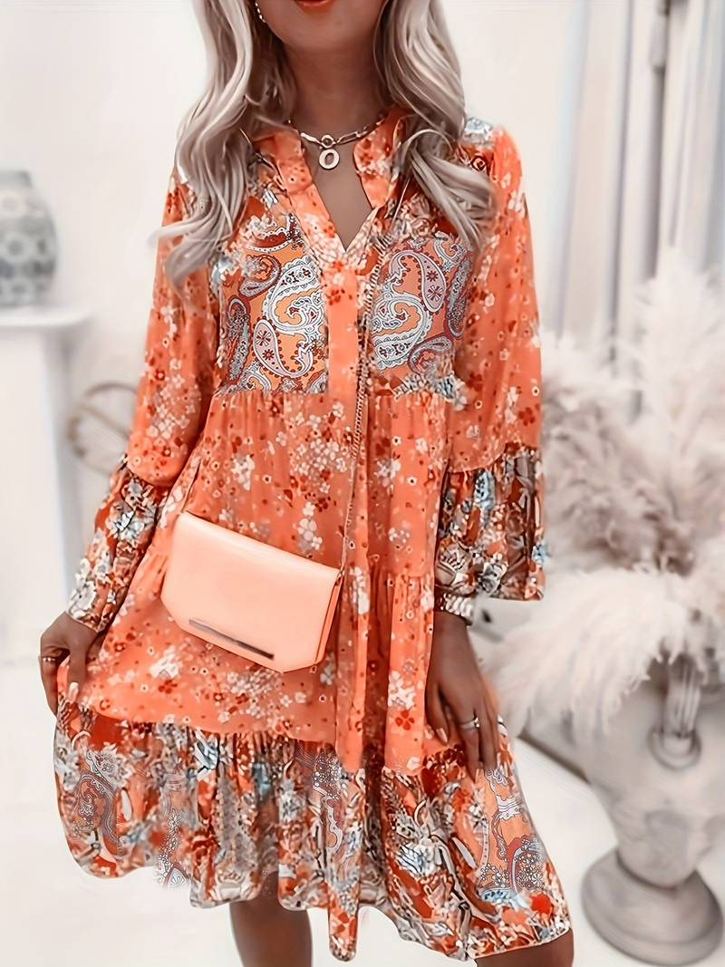 Eira - Vestido Boho Impresso