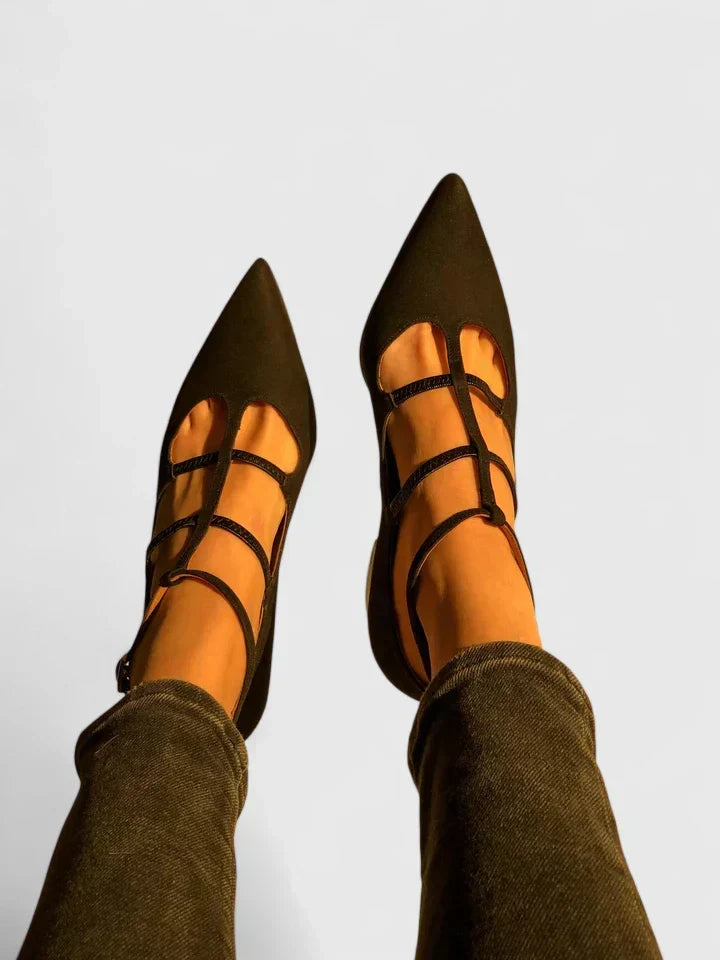 Aurea - Sapatos de salto largo confortáveis