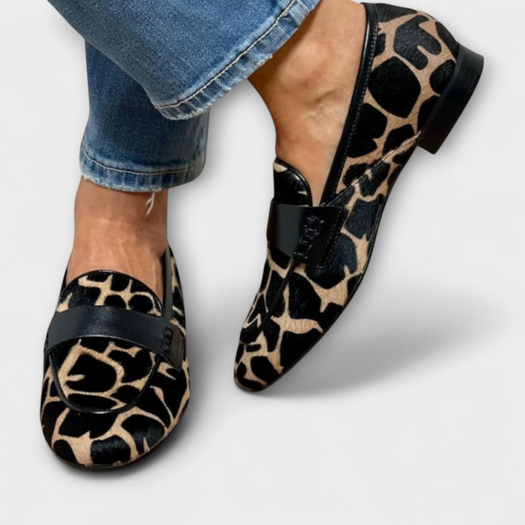 Léonie™ | Mocasins de Leopardo