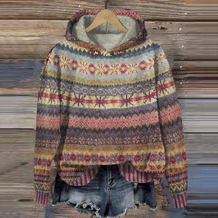Gaby | Sweatshirt Etnico Retro