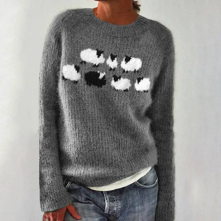 Ninon | Pullover vintage de lã