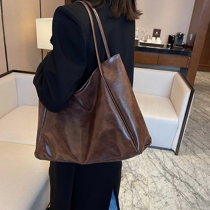 Patricia™ | Saco de Couro Brilhante