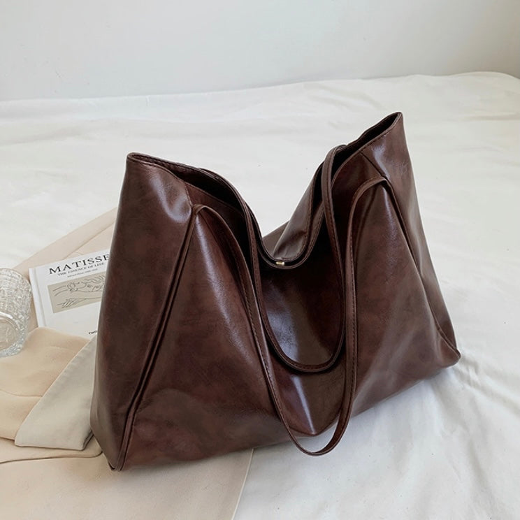 Patricia™ | Saco de Couro Brilhante