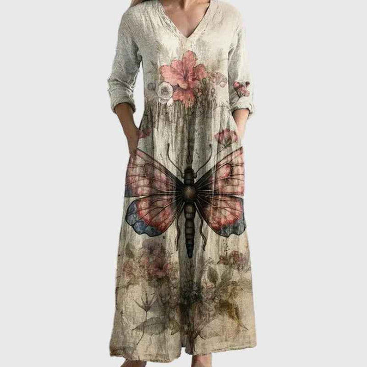 Saule | Maxi Vestido Elegante em Movimento