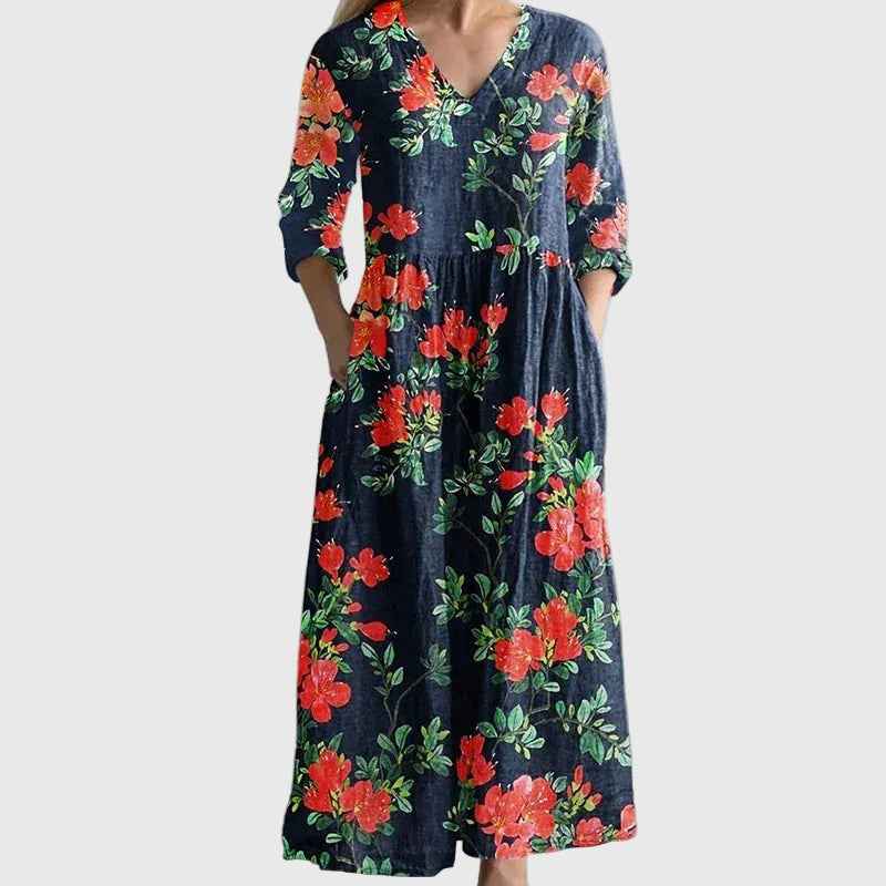 Saule | Maxi Vestido Elegante em Movimento