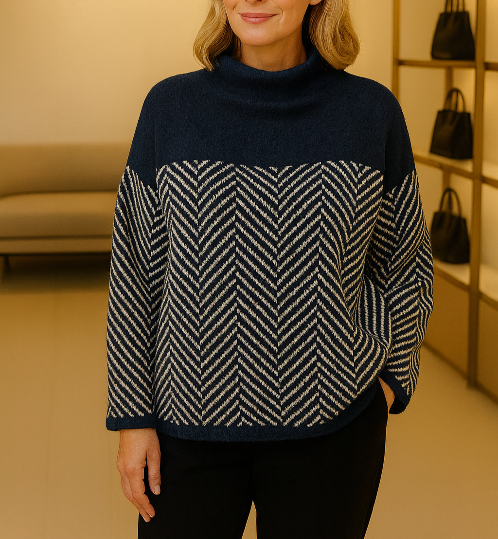 Norah | Sweatshirt de Algodão com Gola Alta