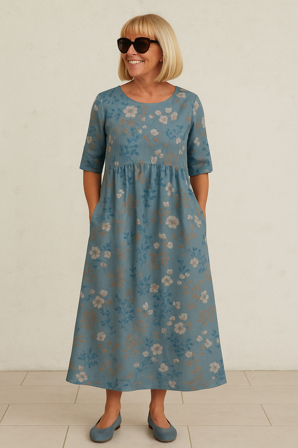 VESTIDO MIDI RELAX LUNA