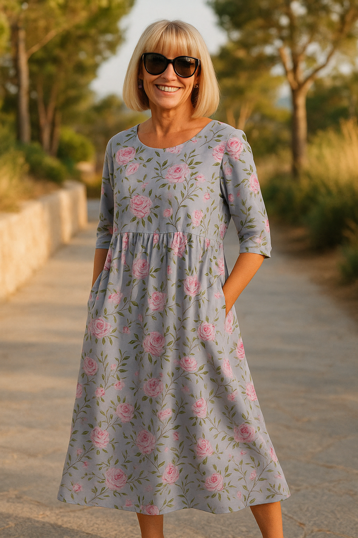 VESTIDO MIDI RELAX LUNA