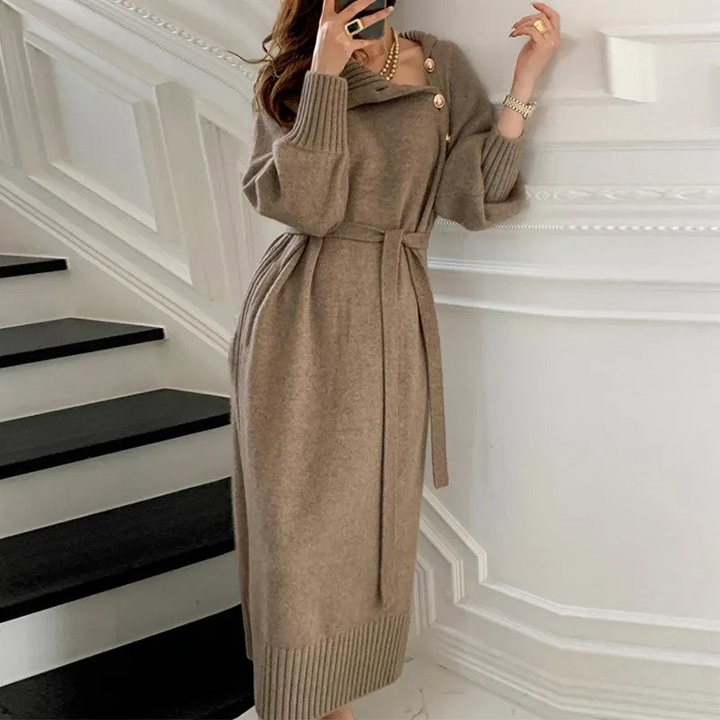 Evelia - Vestido Envolvente Confortável