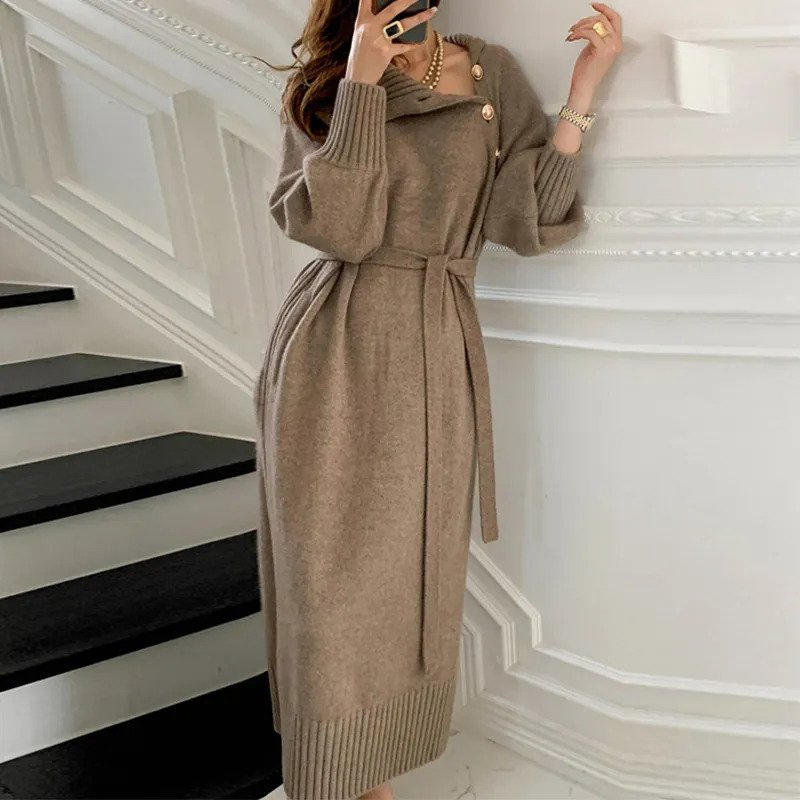 Evelia - Vestido Envolvente Confortável