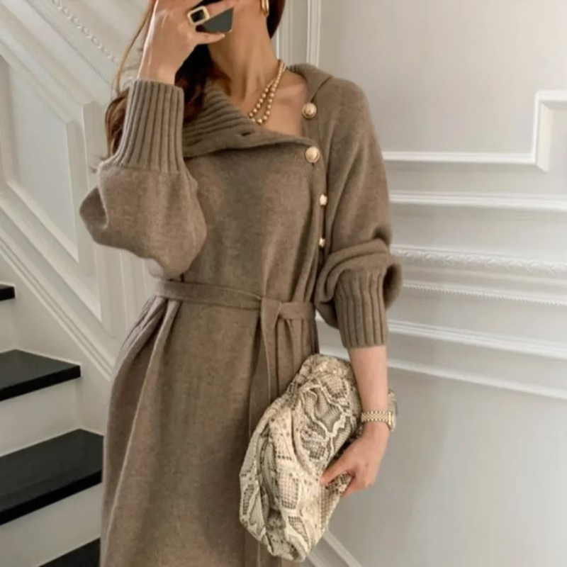 Evelia - Vestido Envolvente Confortável