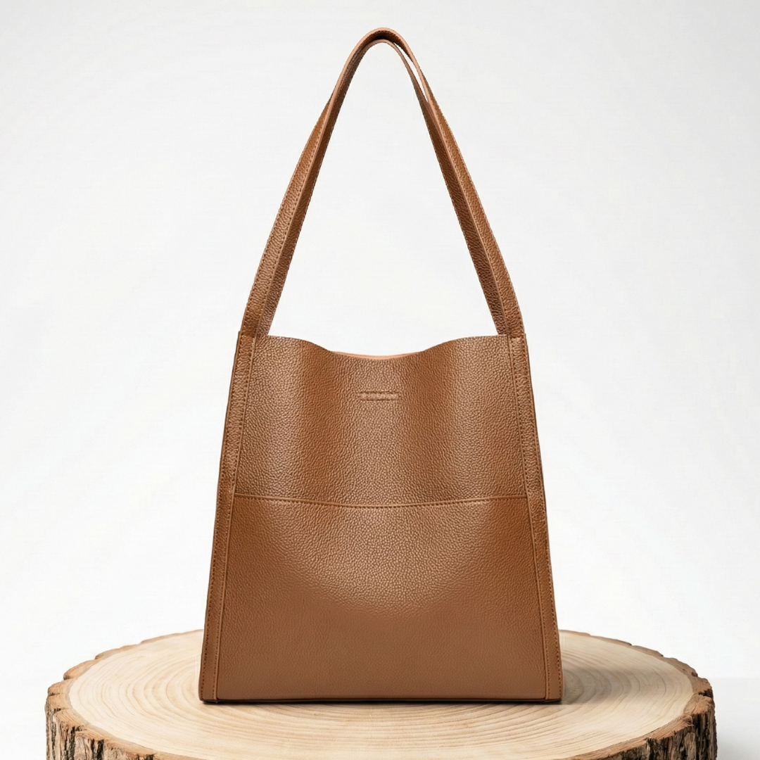 Elena™ | Elegante mala de ombro em pele