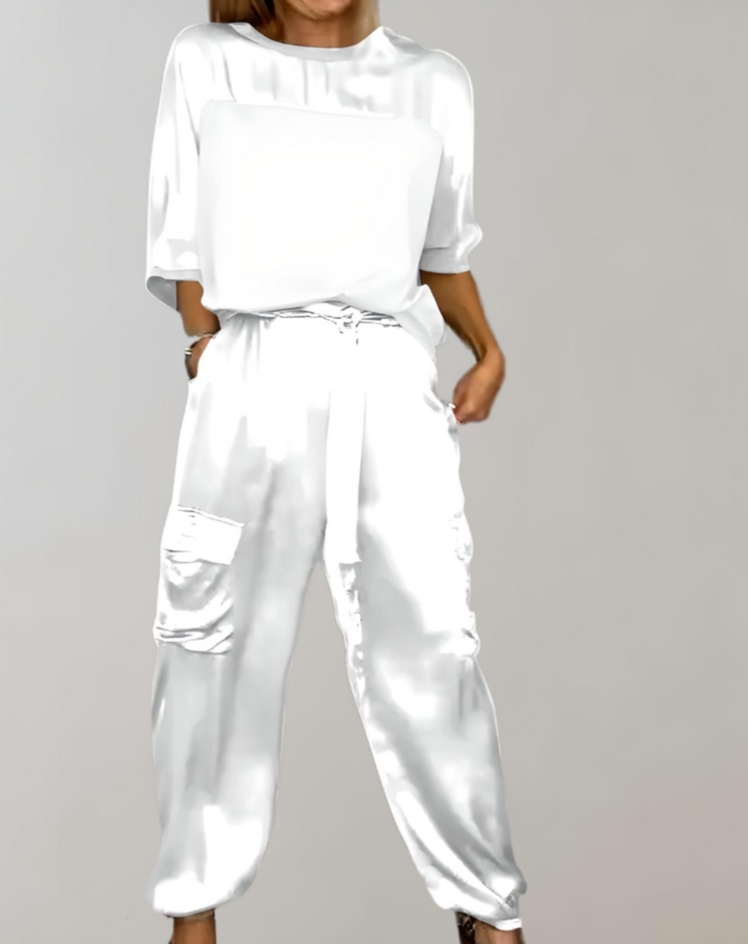 Finley - Conjunto Lounge Cargo Seda