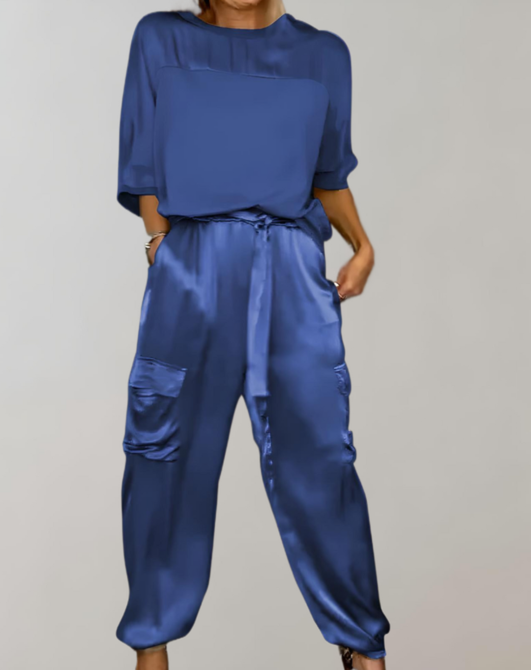 Finley - Conjunto Lounge Cargo Seda
