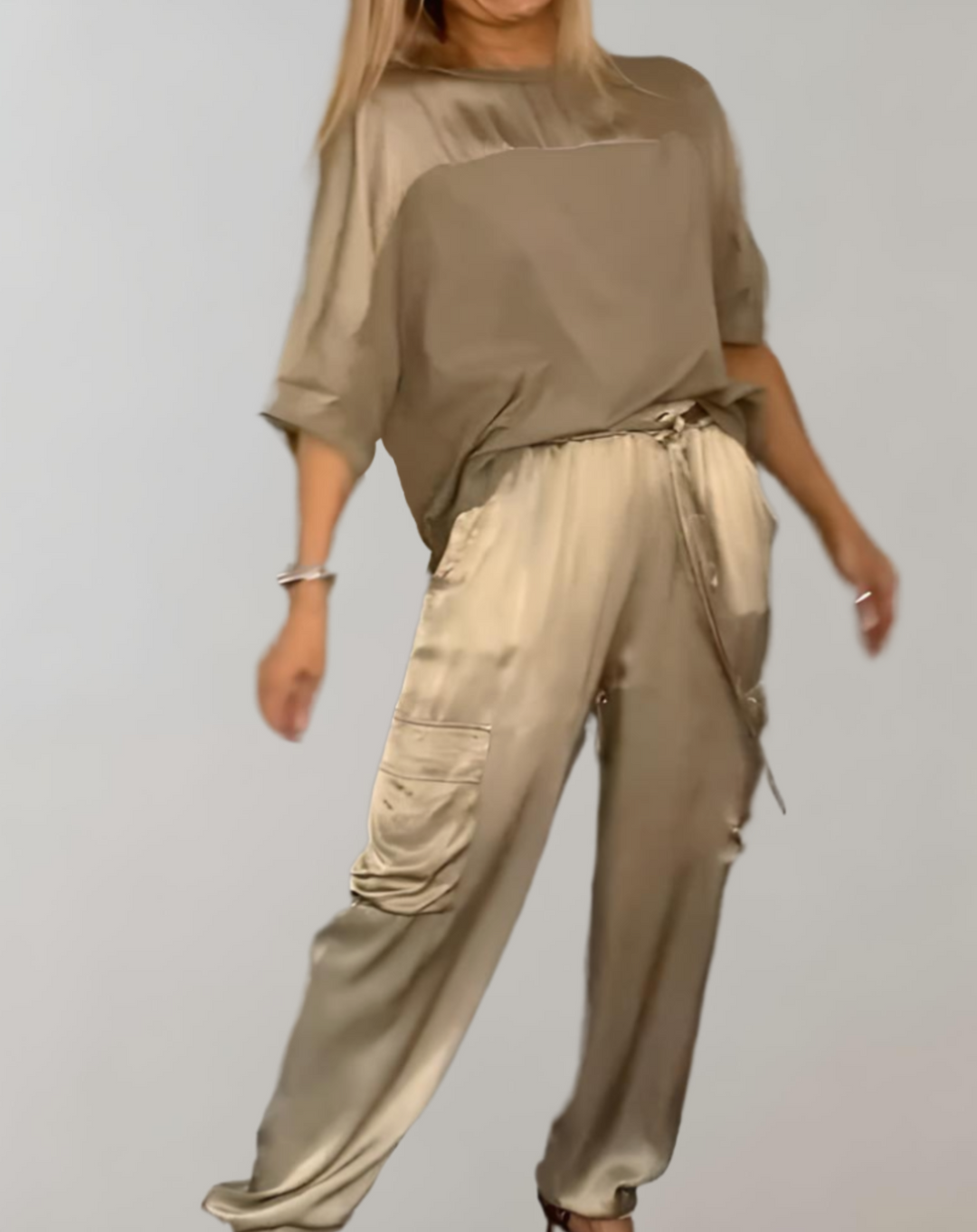 Finley - Conjunto Lounge Cargo Seda