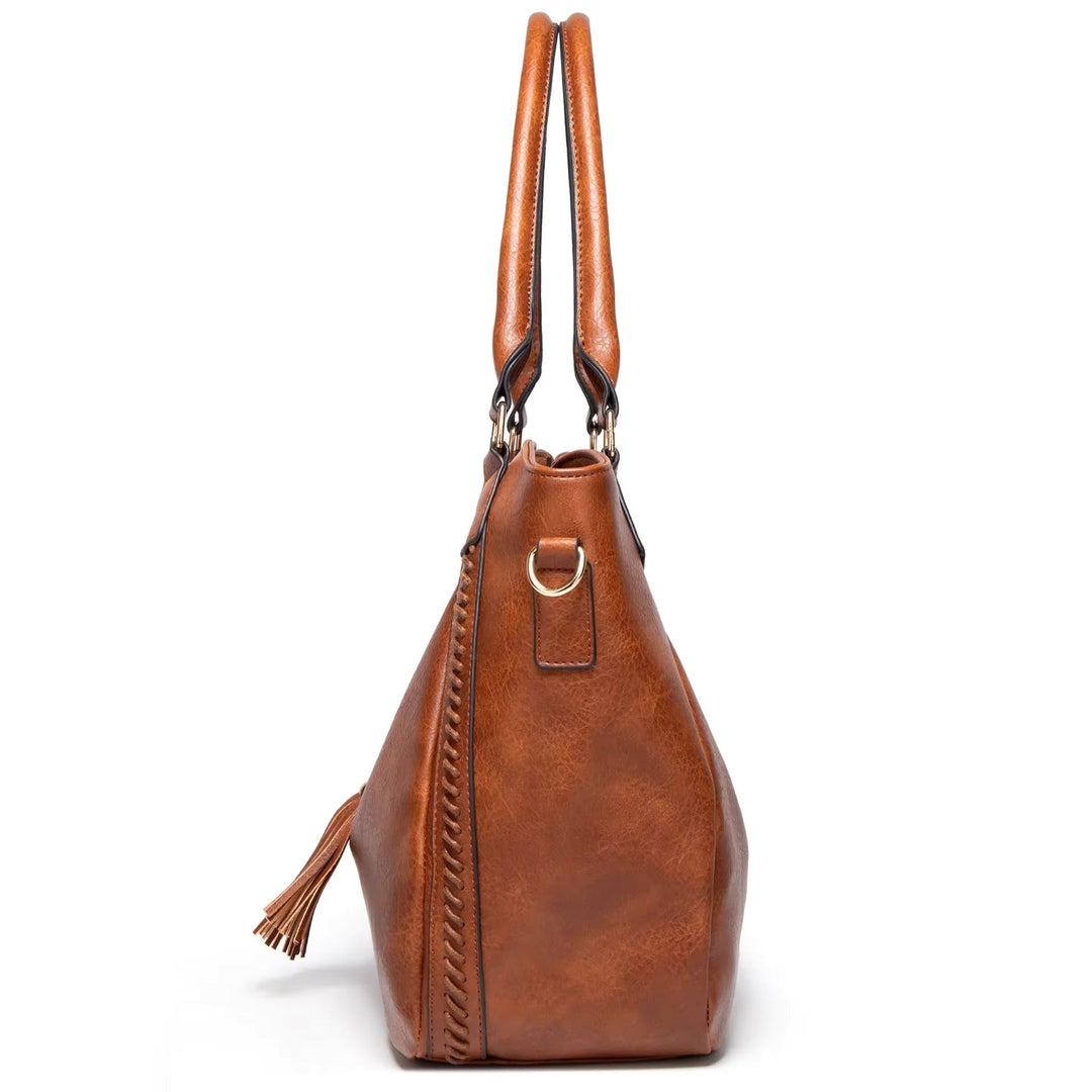 Andrea™ | Bolsa de Couro Intemporal