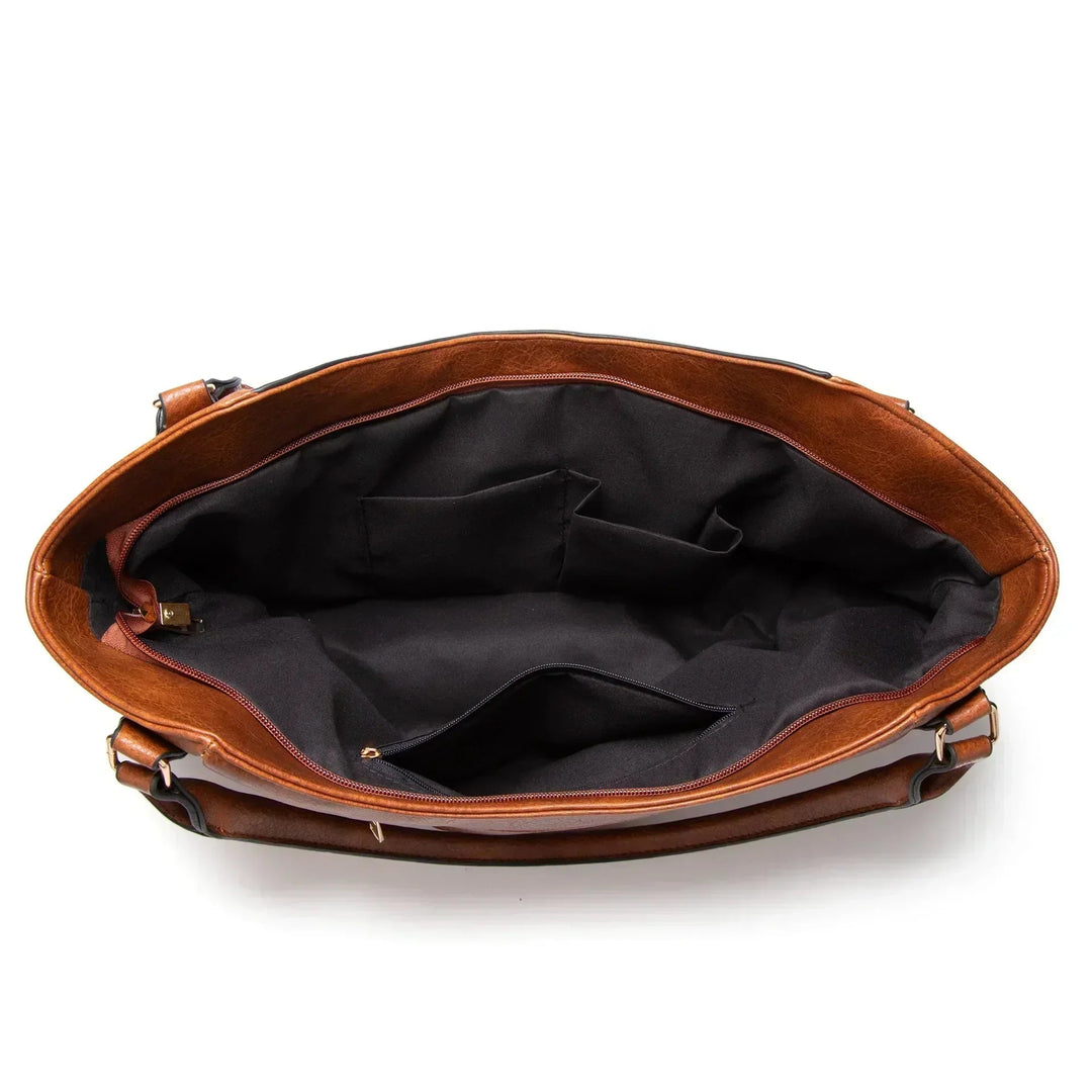 Andrea™ | Bolsa de Couro Intemporal