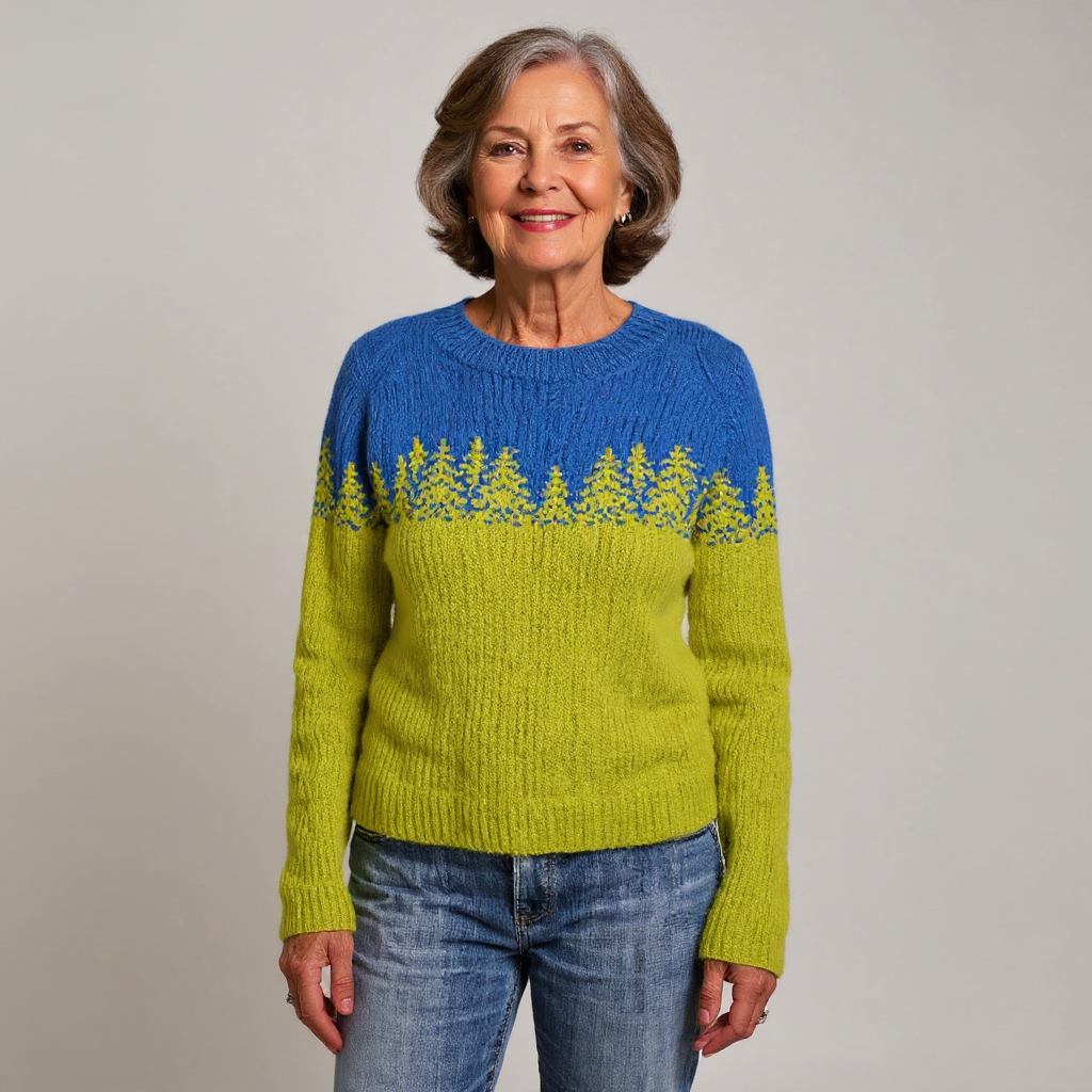 Faustine | Pullover vintage tricotado