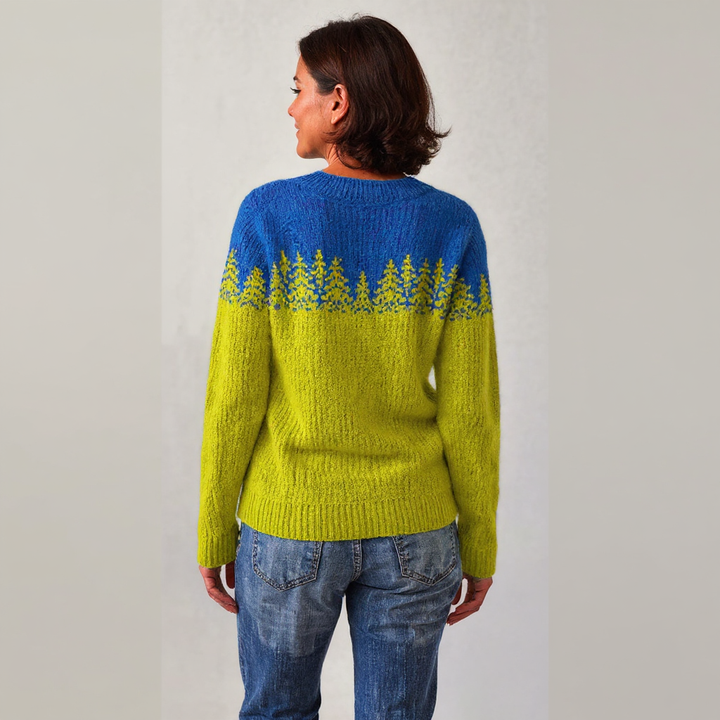 Faustine | Pullover vintage tricotado