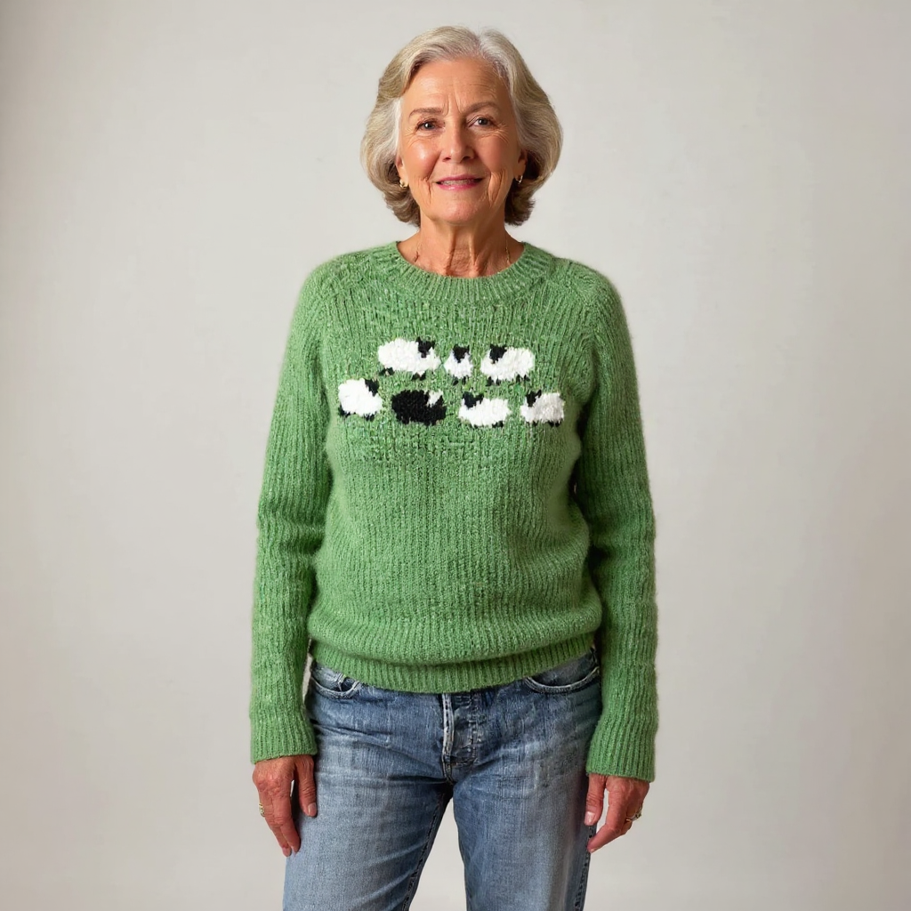 Aude | Pullover vintage tricotado