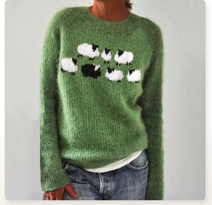 Aude | Pullover vintage tricotado