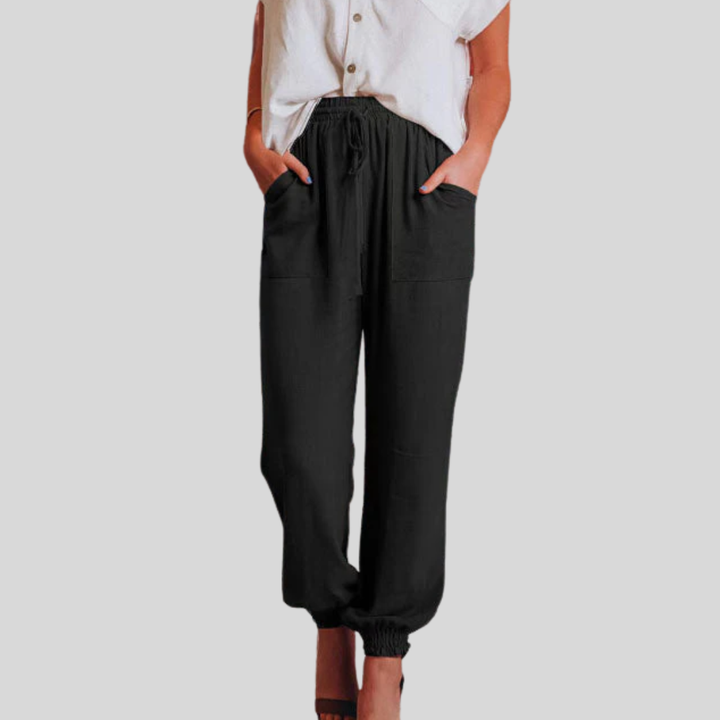 Kaeli – Calças de Jogging Elegantes com Corda
