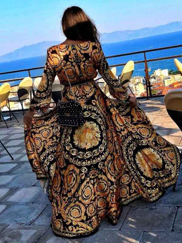 Faye - Vestido Boho Estampado