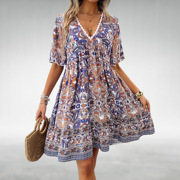 Quinley - Vestido Swing Boho