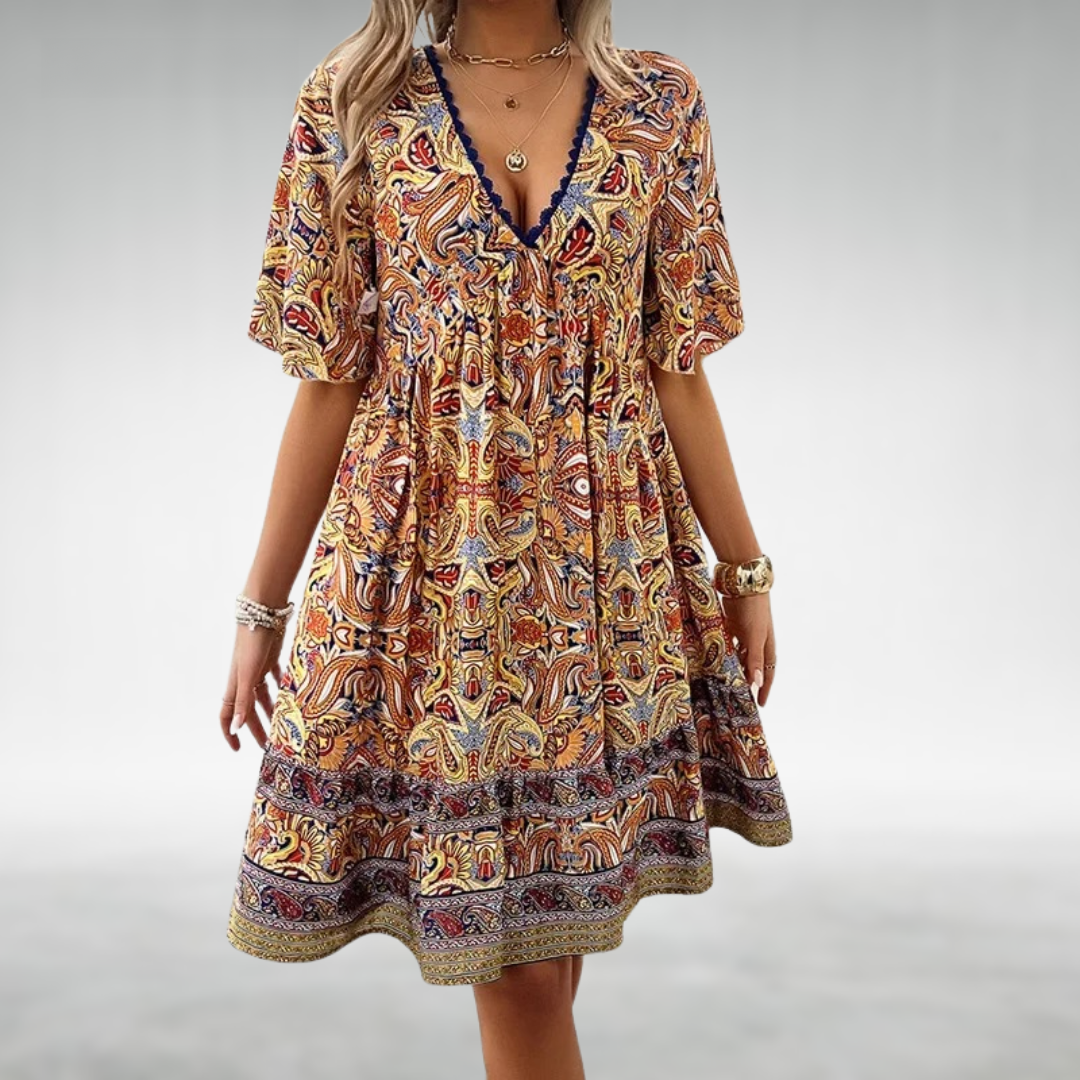 Quinley - Vestido Swing Boho